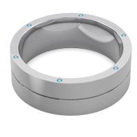 Men's Secret Stone Grooved 7.5mm Band