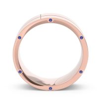 Men's Secret Stone Grooved 7.5mm Band