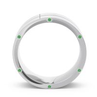 Men's Secret Stone Grooved 7.5mm Band
