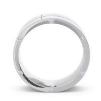 Men's Secret Stone Grooved 7.5mm Band