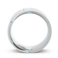 Men's Secret Stone Grooved 7.5mm Band