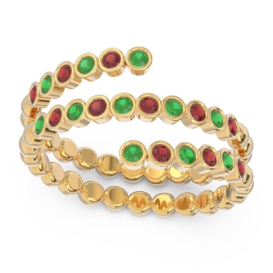 Modern Warp Bezel Upavati Band