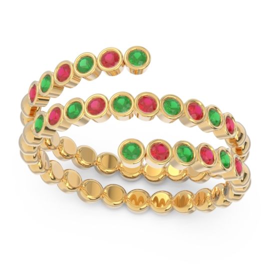 Modern Warp Bezel Upavati Band