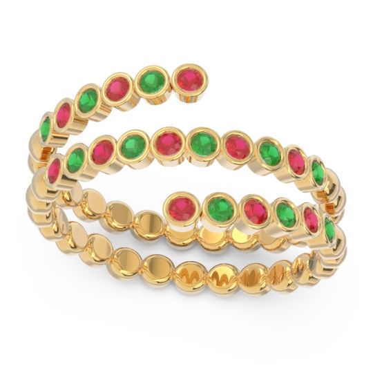 Modern Warp Bezel Upavati Band