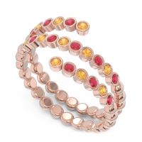 Modern Warp Bezel Upavati Band