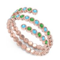 Modern Warp Bezel Upavati Band