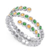 Modern Warp Bezel Upavati Band