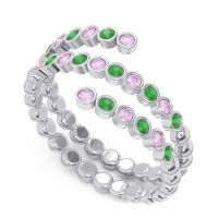 Modern Warp Bezel Upavati Band