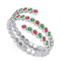Modern Warp Bezel Upavati Band