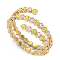 Modern Warp Bezel Upavati Band