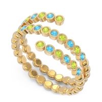 Modern Warp Bezel Upavati Band