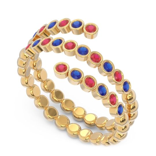 Modern Warp Bezel Upavati Band