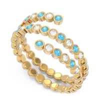 Modern Warp Bezel Upavati Band