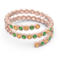 Modern Warp Bezel Upavati Band