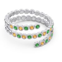 Modern Warp Bezel Upavati Band