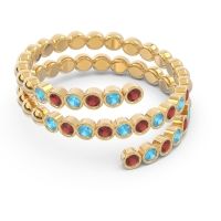 Modern Warp Bezel Upavati Band