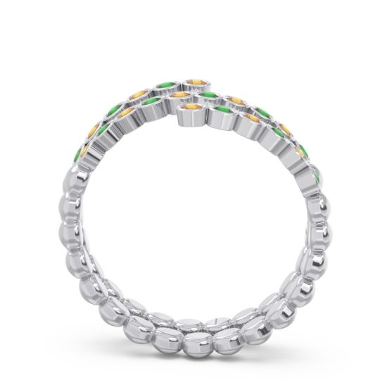 Modern Warp Bezel Upavati Band