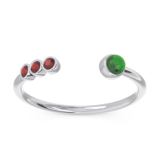 Petite Open Bezel Vigata Band