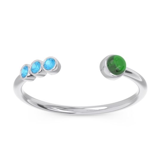Petite Open Bezel Vigata Band