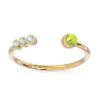 Petite Open Bezel Vigata Band