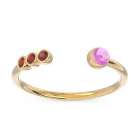 Petite Open Bezel Vigata Band