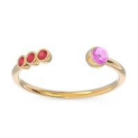 Petite Open Bezel Vigata Band