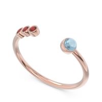 Petite Open Bezel Vigata Band