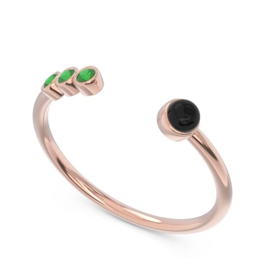 Petite Open Bezel Vigata Band
