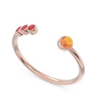 Petite Open Bezel Vigata Band