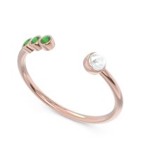 Petite Open Bezel Vigata Band