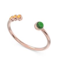 Petite Open Bezel Vigata Band
