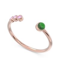 Petite Open Bezel Vigata Band