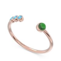 Petite Open Bezel Vigata Band