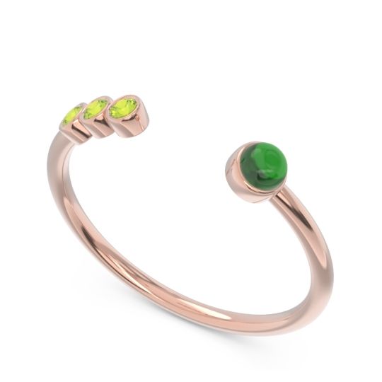 Petite Open Bezel Vigata Band