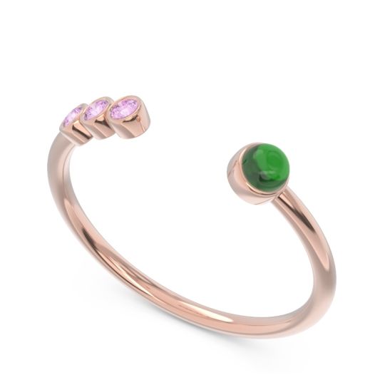 Petite Open Bezel Vigata Band