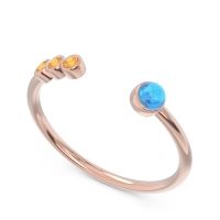 Petite Open Bezel Vigata Band