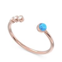 Petite Open Bezel Vigata Band