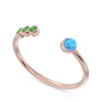 Petite Open Bezel Vigata Band