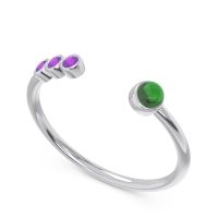 Petite Open Bezel Vigata Band