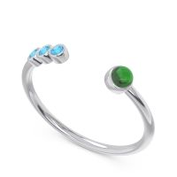 Petite Open Bezel Vigata Band