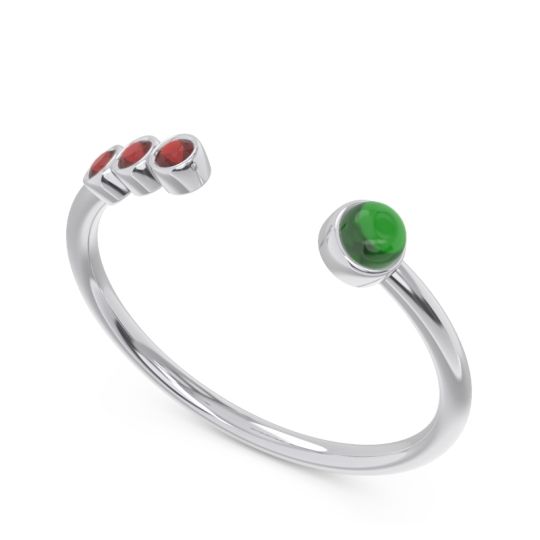 Petite Open Bezel Vigata Band