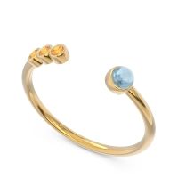 Petite Open Bezel Vigata Band