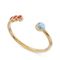 Petite Open Bezel Vigata Band