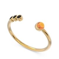 Petite Open Bezel Vigata Band