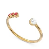 Petite Open Bezel Vigata Band