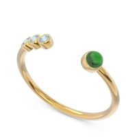 Petite Open Bezel Vigata Band