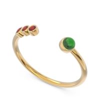 Petite Open Bezel Vigata Band