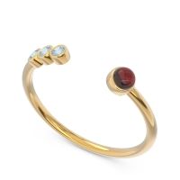 Petite Open Bezel Vigata Band