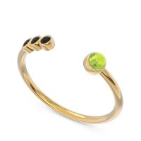 Petite Open Bezel Vigata Band