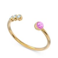 Petite Open Bezel Vigata Band
